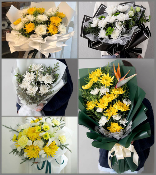 广东揭阳市普宁市南径镇白事花束代送